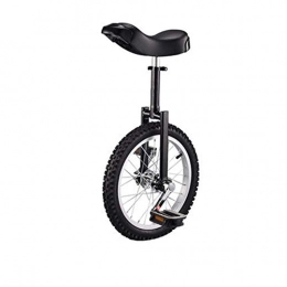 JHSHENGSHI Unicycles Adjustable Height Seat Wheel Unicycle - High Quiet Bearing Exercise Bike Bicycle - Anti-slip And Drop Mountain Tire Balance Cycling Exercise - Suitable For Children And Adults - 16 Inches bl