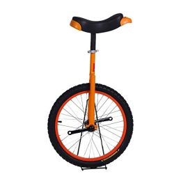 LRBBH Bike Adjustable Unicycle, Kids Adults Beginners Outdoor Balance Cycling Exercise Acrobatic Fitness Wheel Skidproof Mountain Tire / 16 inches / Orange