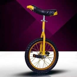 YUHT Unicycles Adult Professional Acrobatic Bicycle Single Wheel Unicycle, Kids Balance Bike, Fitness Bike, Suitable For Adults, Children And Beginners, 16 Inch (Color : Yellow) Unicycle