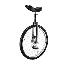  Bike Adults Unicycles With 24 Inch Wheel, Height Adjustable, Skidproof Mountain Balance Bike Cycling Exercise, For Beginners / Professionals (Color : Black) Durable