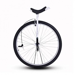 aedouqhr Bike aedouqhr 28" Extra Large Adults Unicycle Heavy Duty with Brakes for Tall People Height 160-195Cm (63"-77", 28 inch Skid Mountain Tire, Height Adjustable, Load 150Kg / 330Lbs, White
