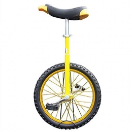 aedouqhr Unicycles aedouqhr Unicycle, 18 Inch Wheel Unicycle, Suitable For Child / kids Height of 1.45-1.6m / 4.8-5.2ft, Beginner Girls / Boys Balance Cycling Bike, for Fitness Exercise (Color : Yellow)