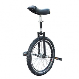 aedouqhr Unicycles aedouqhr Unicycle 20 Inch Wheel Female / Male Teen Outdoor Unicycle, Portable Beginner Trainer Balance Cycling, Free Stand Bicycles, Leakproof Tire (Color : Black)
