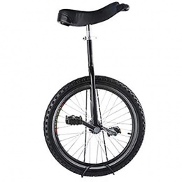 aedouqhr Unicycles aedouqhr Unicycle Black 18 / 16inch Single Wheel Unicycle for Kids Girls Boys, 20 / 24inch for Adult Beginner, Adjustable Height Seat, for Fun Fitness (Size : 24inch)