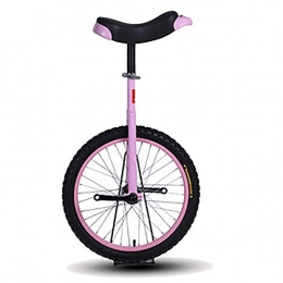 aedouqhr Unicycles aedouqhr Unicycle Small 14" Unicycle for Kids / Girls / Boys, One Wheel Uni-Cycle for Baby Starter Child 5 / 6 / 7 Years, Height 110-120cm, Skidproof Tire*Extra Thick Rim (Color : Pink)