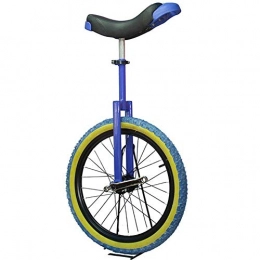 aedouqhr Unicycles aedouqhr Unicycle Unisex Big Kids 20", Gift to Child Trainer Beginner, 13 / 14 / 15 / 18 Years Old Balance Cycling, Exercise Bike Bicycle, Mountain Wheel (Color : Blue+yellow)