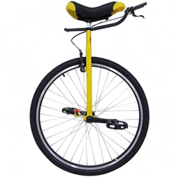 aedouqhr Unicycles aedouqhr Unicycle Yellow / Black for Adults 200 Pounds, Heavy Duty 28inch Extra Large Wheel Unicycle for Super-Tall Male Teen / Professionals, Height 160-195cm (63"-77") (Color : Yellow)