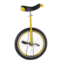 AHAI YU Bike AHAI YU 16'' / 18'' Wheel Girl's Unicycle for 7 / 8 / 9 / 10 / 12 Years Old Child / Beginner, One Wheel Bike with Skidproof Leakproof Tire, Red / Yellow (Color : B, Size : 16 INCH WHEEL)