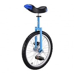 AHAI YU Unicycles AHAI YU 20" Wheel Unisex Unicycle Self Balancing Exercise Cycling, Skid Proof Tire Bike, User Height 160-175 cm(63" - 69") (Color : BLUE)
