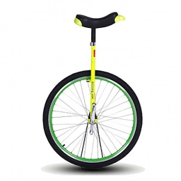AHAI YU Bike AHAI YU 28 Inch Large Wheel Unicycle for Adult Over 200 Lbs, Professionals / Big Kids / Super-Tall People Outdoor Balance Cycling, Thick Alloy Rim (Color : YELLOW)