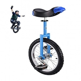 AHAI YU Unicycles AHAI YU Blue 18 / 16inch wheel Unicycles for kids / boys / girls(13 / 14 / 16 / 18 years old), 24inch adult / trainer / male Balance Cycling bike, outdoor Fitness Exercise (Color : BLUE, Size : 20INCH WHEEL)