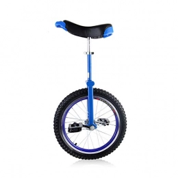 AHAI YU Unicycles AHAI YU Blue Unicycle for Kids / Adults Boy, 16" / 18" / 20" / 24" Leakproof Butyl Tire Wheel, for Cycling Outdoor Sports Fitness Exercise Health (Size : 20"(50CM))