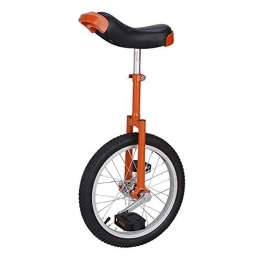 AHAI YU Unicycles AHAI YU Competition Unicycle Balance Sturdy 20 Inch Unicycles For Beginner / Teenagers, With Leakproof Butyl Tire Wheel Cycling Outdoor Sports Fitness Exercise Health (Color : ORANGE)