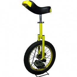 AHAI YU Unicycles AHAI YU Competition Unicycle Balance Sturdy 20 Inch Unicycles For Beginner / Teenagers, With Leakproof Butyl Tire Wheel Cycling Outdoor Sports Fitness Exercise Health (Color : YELLOW2)