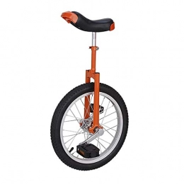 AHAI YU Unicycles AHAI YU Orange 20 / 18 / 16inch Wheel Unicycle, Beginner Kids Young Trainer Balance Cycling, for Fun Exercise Health, Skidproof Fashion Tire (Size : 18 INCH)