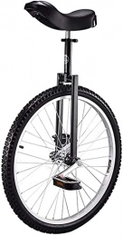 MRTYU-UY Bike Balance Bike, Adults Unicycles with 24 Inch Wheel, Skidproof Mountain Balance Bike Cycling Exercise, for Beginners / Professionals (Black)