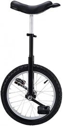 MRTYU-UY Unicycles Balance Bike, Unicycle, Competitive Single Wheel Bicycle Aluminum Alloy Rim Balance Cycling Exercise for Kids Beginners Height 135-165CM, Gift (18 Inches Black)