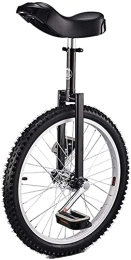  Bike Big Wheel Adult Bikes Unicycle 20" Balance Cycling Unicycles with Ergonomical Design Saddle for Travelling Acrobatics 150Kg Load
