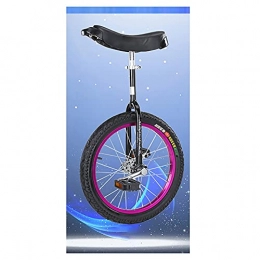 ZWH Unicycles Bike Unicycle High-quiet Bearings Wheel Trainer Unicycle, Aluminum Alloy Lock Adult's Trainer Unicycle, With Anti-slip Knurled Saddle Tube Wheel Unicycle, Maximum Load Is 200kg 20 Inch Red Unicycle