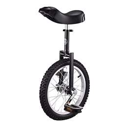  Unicycles Black 16 Inch Mountain Bike Wheel Frame Unicycle Cycling Bike For Outdoor Sports Fitness Exercise Health (Color : Black, Size : 16Inch) Durable