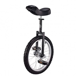 YUHT Unicycles Black 24" / 20" / 18" / 16" Wheel Unicycle for Kids / Adults, Balance Cycling Bikes Bicycle with Adjustable Seat and Non-slip Pedal, Ages 9 Years & Up (Color : Black, Size : 24 Inch Wheel) Unicycle