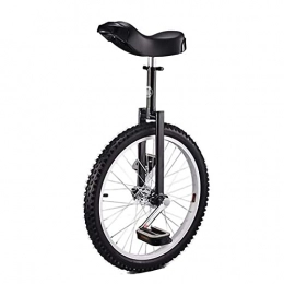  Unicycles Black Freestyle Unicycle Suitable For Height 160Cm-175Cm, Aluminum Unicycles For Adults Beginner, 20 Inch (Color : Black, Size : 20Inch) Durable