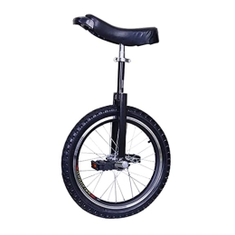  Unicycles Black Unisex Unicycle For Kids / Adults, 16 Inch / 18 Inch / 20 Inch Skid Proof Wheel, For Outdoor Sports Fitness, Mountain Balance Cycling (Size : 16Inch) Durable