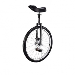 Booq Unicycles BOOQ 24" Wheel Trainer Unicycle Skidproof Butyl Mountain Tire Balance Cycling Exercise (Color : Black)