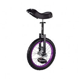 Booq Unicycles BOOQ Adjustable Unicycle 16 Inch Balance Exercise Fun Bike Cycle Fitness (Color : Purple)