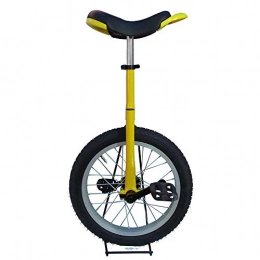Booq Unicycles BOOQ Adjustable Unicycle 16 Inch Balance Exercise Fun Bike Cycle Fitness (Color : Yellow)