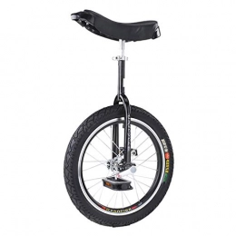 AHAI YU Unicycles Classic Black Unicycle 16" / 18" / 20" / 24" Wheel Cycling, Students Big Kids Adults (Short / Tall People), Self Balancing Exercise (Size : 24IN WHEEL)