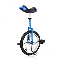 AHAI YU Unicycles Competition Unicycle Balance Sturdy 16 / 18 / 20 / 24 Inch Unicycles For Beginner / Teenagers, With Leakproof Butyl Tire Wheel Cycling Outdoor Sports Fitness Exercise Health ( Color : BLUE , Size : 24INCH )