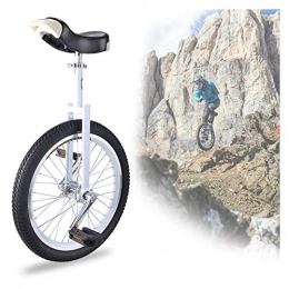 AHAI YU Unicycles Competition Unicycle Balance Sturdy 16 / 18 / 20 Inch Unicycles For Beginner / Teenagers, With Leakproof Butyl Tire Wheel Cycling Outdoor Sports Fitness Exercise Health ( Color : WHITE , Size : 16INCH )