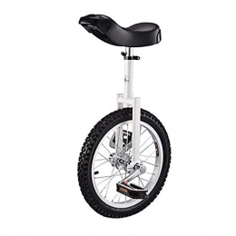 AHAI YU Bike Competition Unicycle Balance Sturdy 18 Inch Unicycles For Child / Boys / Girls / Beginner, Heavy Duty Bicycles With Skidproof Mountain Tire Outdoor Sports Fitness Exercise Health 200 Lbs ( Color : WHITE )