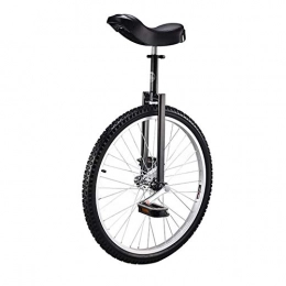 Dbtxwd Unicycles Dbtxwd 18" to 24" Wheel Unicycle with Comfortable Release Saddle Seat Cycling Bike, Black, 24 Inch