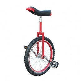 chunhe Bike double thick aluminum alloy wheel flat shoulder athletic unicycle adult fitness children's unicycle 16 inch / 18 inch / 20 inch / 24 Inch 18 inch red