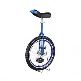 DWXN Unicycles DWXN Unicycle Tire Chrome Unicycle Wheel Training Style Cycling With Stand Cycling Outdoor Sports Fitness Exercise Health blue-18inch