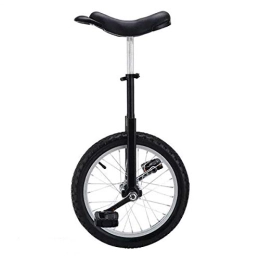 FMOPQ Unicycles FMOPQ 18 / 20 Inch Wheel Unicycle for Men / Women / Big Kids Adjustable Skidproof Tire Balance Cycling Exercise Fun Bike Cycle Fitness (Color : Black Size : 18")