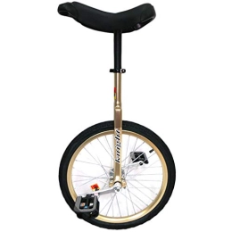 FMOPQ Unicycles FMOPQ 24 Inch Big UnicyclesKids(Height Form 160-195cm)-Uni Cycle One Wheel Bike for Men Woman Teens Boy Rider Best Birthday Gift (Color : Gold Size : 24 INCH Wheel)