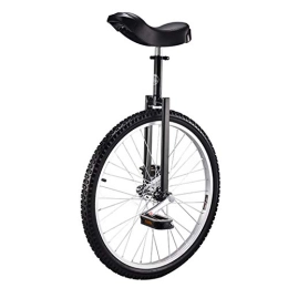 FMOPQ Bike FMOPQ 24" Kid's / Adult's Trainer Unicycle with Ergonomical Design Height Adjustable Skidproof Tire Balance Cycling Exercise Bike Bicycle (Color : Black)