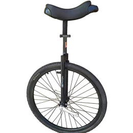 FMOPQ Bike FMOPQ 28 Inch Large Wheel Unicycle for Adult Over 200 Lbs Professionals / Big Kids / Super-Tall People Outdoor Balance Cycling Thick Alloy Rim (Color : Black)
