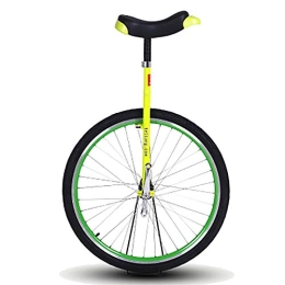 FMOPQ Unicycles FMOPQ 28 Inch Large Wheel Unicycle for Adult Over 200 Lbs Professionals / Big Kids / Super-Tall People Outdoor Balance Cycling Thick Alloy Rim (Color : Yellow)