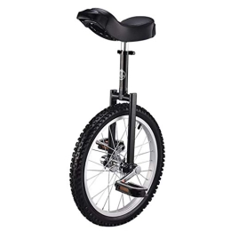 FMOPQ Unicycles FMOPQ Black Kid's / Adult's Trainer Unicycle with Ergonomical Design Height Adjustable Skidproof Tire Balance Cycling Exercise Bike Bicycle (Size : 20INCH)