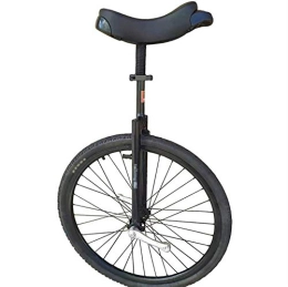 FMOPQ Bike FMOPQ Heavy Duty Adult Unicycle Extra Large 28inch Wheel Balance Cycling for Beginners / Professionals / Trainer with Alloy Rim Load 150kg / 330lbs (Color : Black)