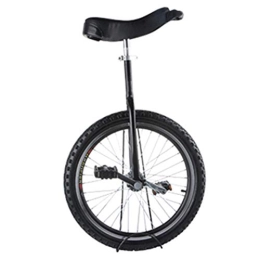 FMOPQ Unicycles FMOPQ Large Adult's Unicycle for Male / Dad / Professionals 20 / 24 inch Wheel Balance Cycling for Fitness Exercise up to 150Kg / 330 pounds (Color : Black Size : 20 INCH Wheel)