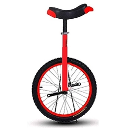 FMOPQ Bike FMOPQ Red Child Unicycles with 16 / 18'Wheel 20'Beginner One Wheel Bike for Professionals / Unisex(Up to 150Kg) Fitness Exercise (Size : 18INCH Wheel)
