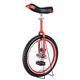 LoJax Unicycles Freestyle Unicycle Large 20" / 24" Adult's Unicycle for Men / Women / Big Kids, Small 16" / 18" Wheel Kid's Unicycle for Child / Boys / Girls, Best Birthday Gift (Red 24")