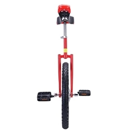 LoJax Unicycles Freestyle Unicycle Large 24 20 inch Unicycle for Adult / Men / Women / Big Kids, Small 14 16 18 inch Unicycle for Kids Boys Girls, Beginner Uni-Cycle Single Wheel, Loads 100kg (Red 24")