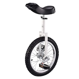 FZYE Unicycles FZYE Balance Bicycle Unicycle for Kids / Boys / Girls Beginner, Uni Cycle with Ergonomical Design Quick Release Clamp - White