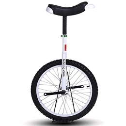 FZYE Unicycles FZYE White 20 Inch Balance Cycling for Adults Male / Professionals, 16'' / 18'' Wheel Unicycles for Big Kids / Small Adults, Outdoor Sports Fitness Exercise